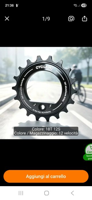 Pignone Cyclami 18T 12 Velocità