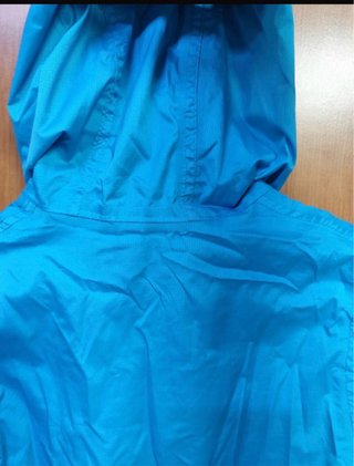Chubasquero Quechua Talla 8 años Azul