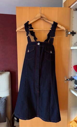 Vestido peto vaquero Collusion (Asos)
