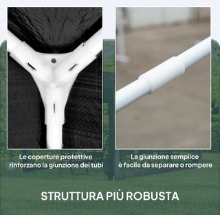 Gazebo Outsunny 4x3m con Zanzariera