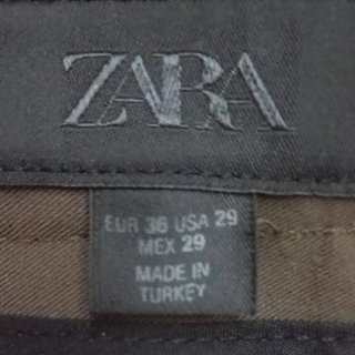 Traje Zara Verde Oliva