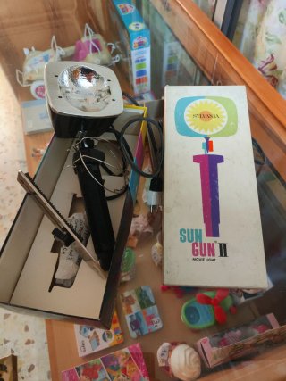 Luz de Película Vintage Sylvania Sun Gun II