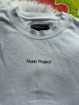 Camiseta Nude Project Blanca Talla L