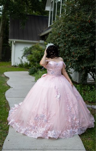 Vestido de Quinceañera Rosa