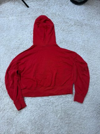 Talla L Sudadera Adidas Roja Oversize
