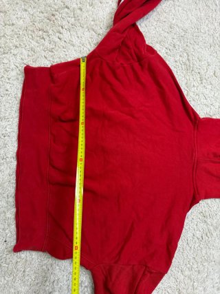 Talla L Sudadera Adidas Roja Oversize