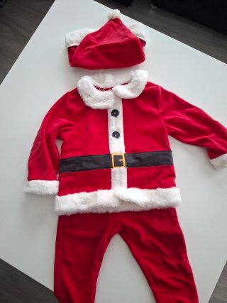 Disfraz Papá Noel Niño Talla 12 meses