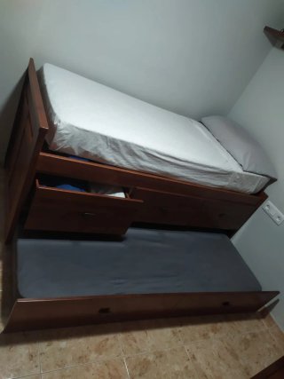 Dormitorio Juvenil Completo madera maciza