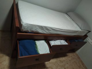 Dormitorio Juvenil Completo madera maciza