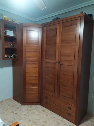Dormitorio Juvenil Completo madera maciza