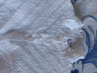 Blusa Blanca con Detalles de Encaje