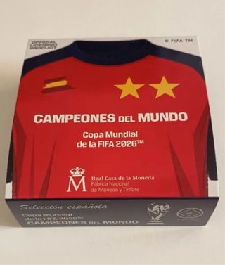 Moneda Campeones del Mundo FIFA 2026 España.
