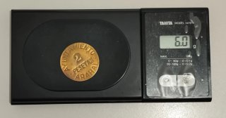 Lote 3 monedas 50 céntimos, 1 y 2 Pesetas Arahal