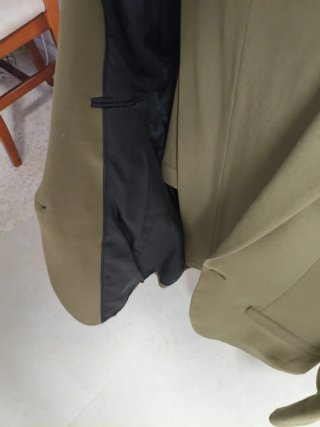Conjunto de traje ASOS DESIGN verde oliva.