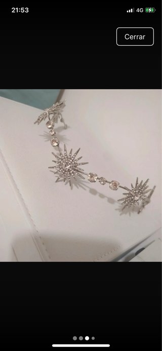 Tiara de Novia con Estrellas
