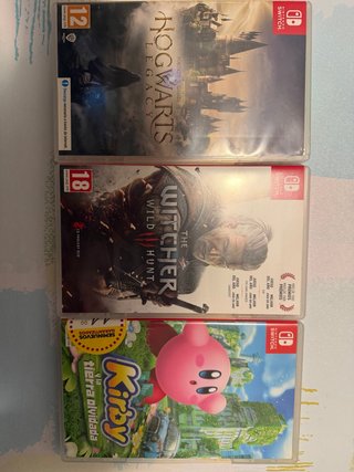 Nintendo Switch OLED + 3 Juegos y Fundas