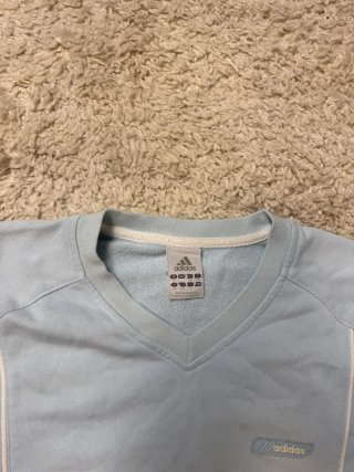 Talla M Sudadera Adidas Vintage Azul