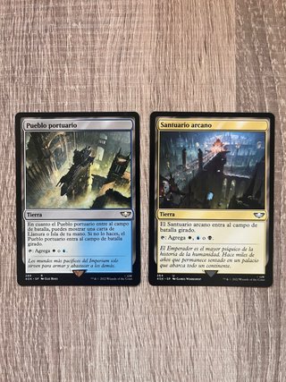 Cartas Magic warhammer 40k Pueblo y Santuario