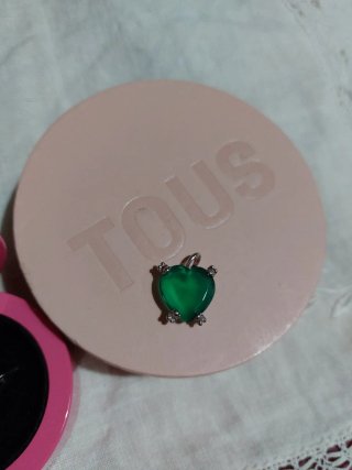 Anillo y Colgante Tous Corazón Verde