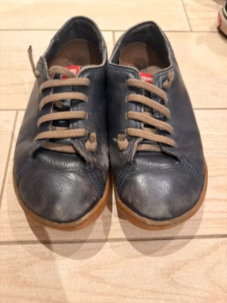 Zapatos Camper Azul Marrón