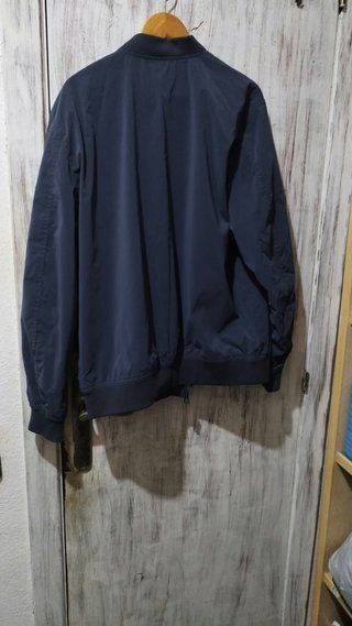 Chaqueta Bomber Zara Hombre Azul XL