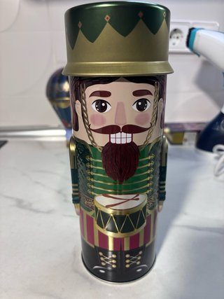 Caja Metálica Cascanueces Navidad
