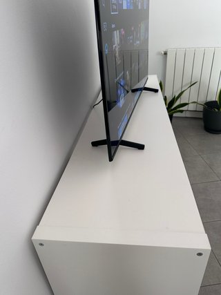 Mueble de TV Blanco con cestos IKEA
