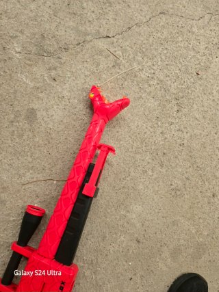 Pistola Nerf Roblox Serpiente Roja