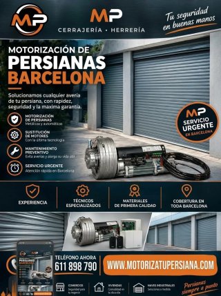 Oferta Motor Persiana Metálica Instalación