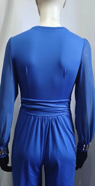 Tuta elegante donna blu