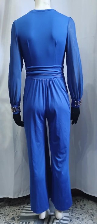 Tuta elegante donna blu