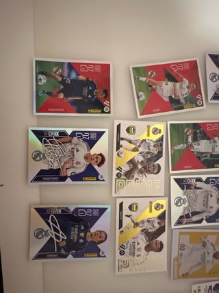 Lote 28 Cartas Madrid Panini 26/27