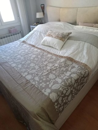 Edredón Beige para Cama de 135cm