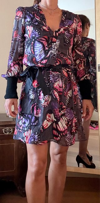 Vestido Miss Sixty Mariposas Talla S