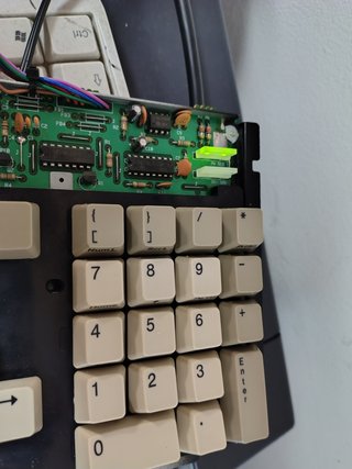 Tastiera Amiga 500 Italiana LED Verde