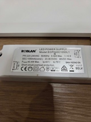 Placa LED Roblan 60x60 40W 4000K