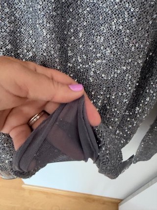 Jersey de Punto con Lentejuelas Zara