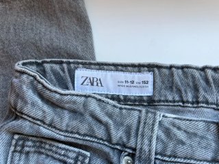 Vaqueros Anchos Zara Kids Grisáceos