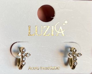 Pendientes Dorados Cruz Arito Pequeño
