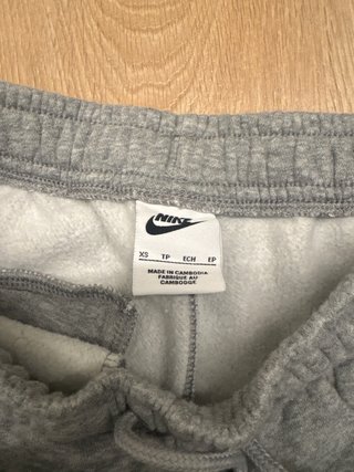 Pantalones Nike Grises Talla XS