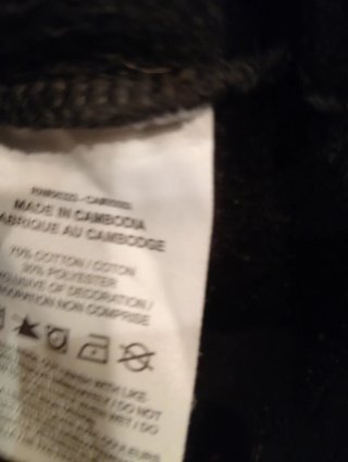 Sudadera Nike con Capucha Negra Talla L