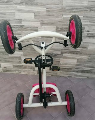 Coche de pedales Berg Buddy Rosa