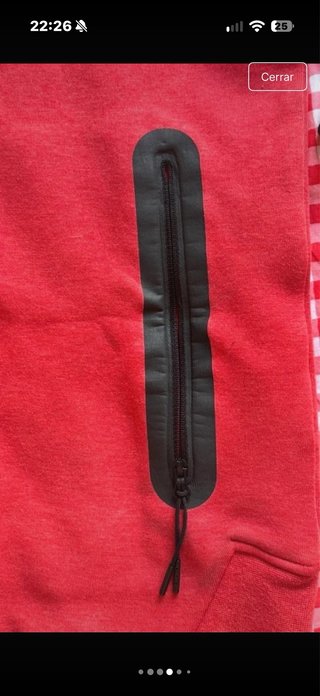 Sudadera Nike Tech Fleece Roja Talla XS