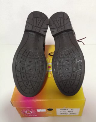 Botas Criança Tam. 35 Bordô - Novas