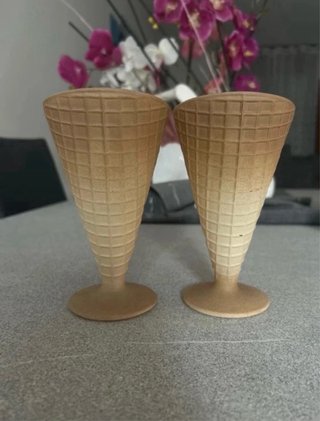 Coppe gelato in terracotta