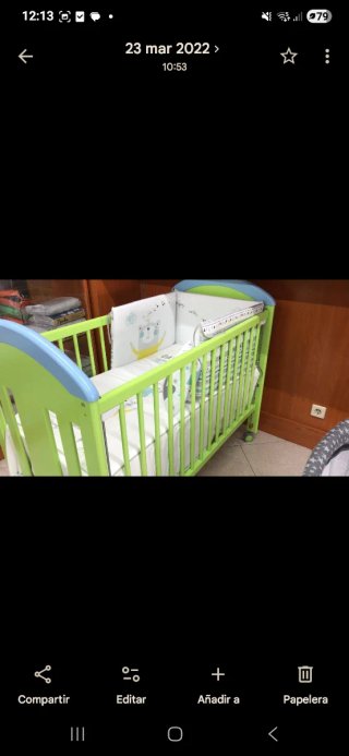 Cuna para Bebé con Ruedas