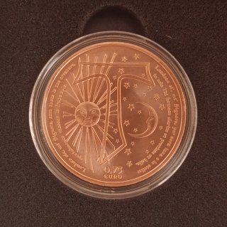 Monedas 0,75€: Tríptico Canto de las Criaturas