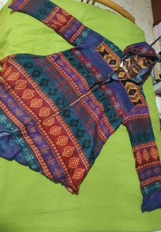 Parka étnica talla única