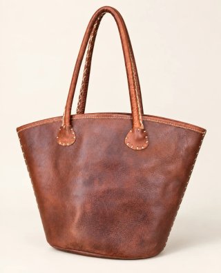 Bolso Capazo de Cuero