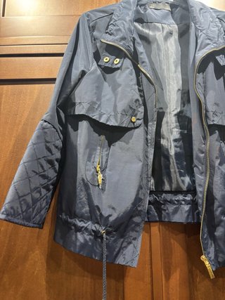 Parka impermeable corta Sfera azul